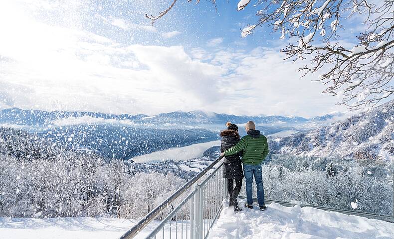 Winterwandern Sternenbalkon Millstätter See © Gert Perauer_MBN Tourismus