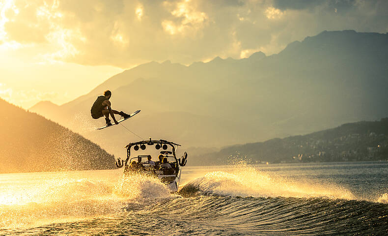 Wakeboard Millstätter See © Gert Perauer_MBN Tourismus