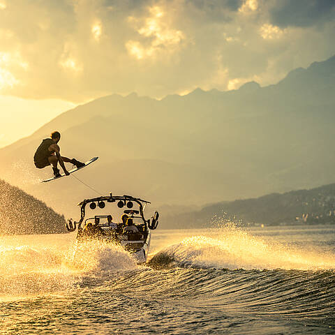 Wakeboard Millstätter See © Gert Perauer_MBN Tourismus