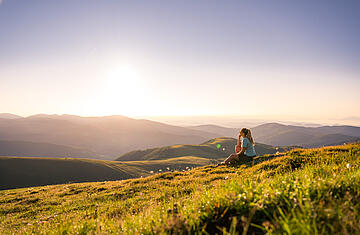 Nockberge beim Sonnenuntergang © Kärnten Werbung - Michael Stabentheiner
