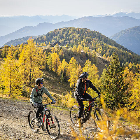 Biken im Herbst in Bad Kleinkirchheim © Gert Perauer_MBN Tourismus