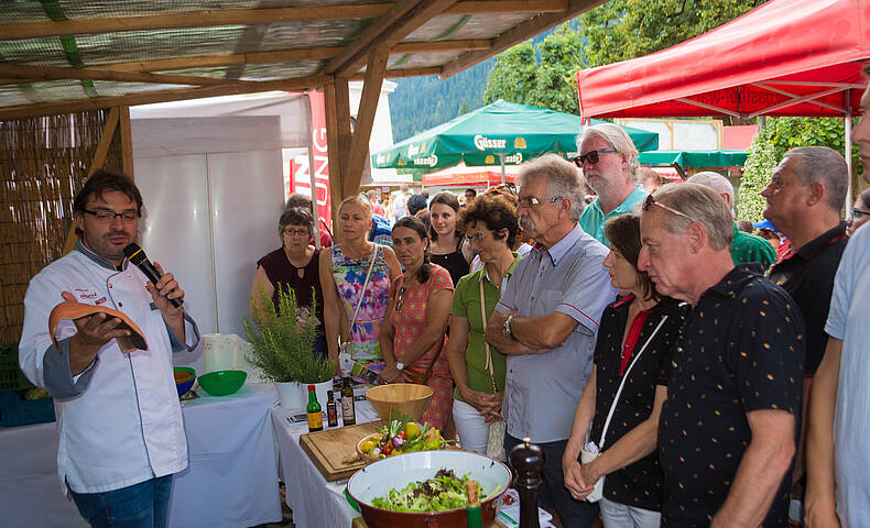 Marco Krainer am Fischfest in Feld am See © Michael Plakolb