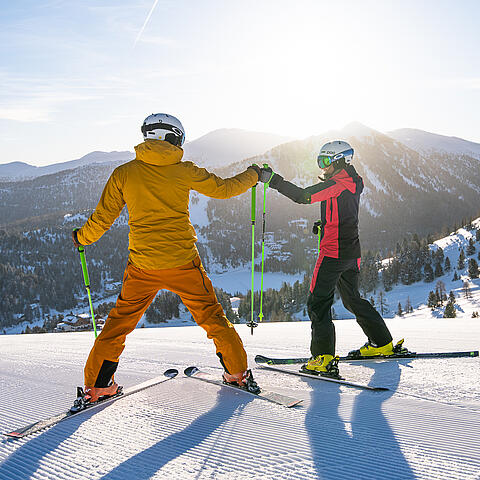 Skifahren lernen auf der Turracher Höhe
