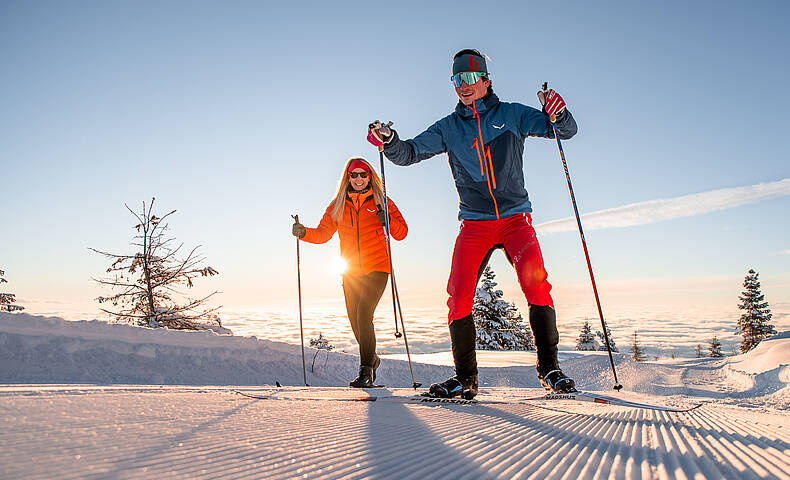 Langlaufen Hochrindl© Christoph Rossmann_MBN Tourismus