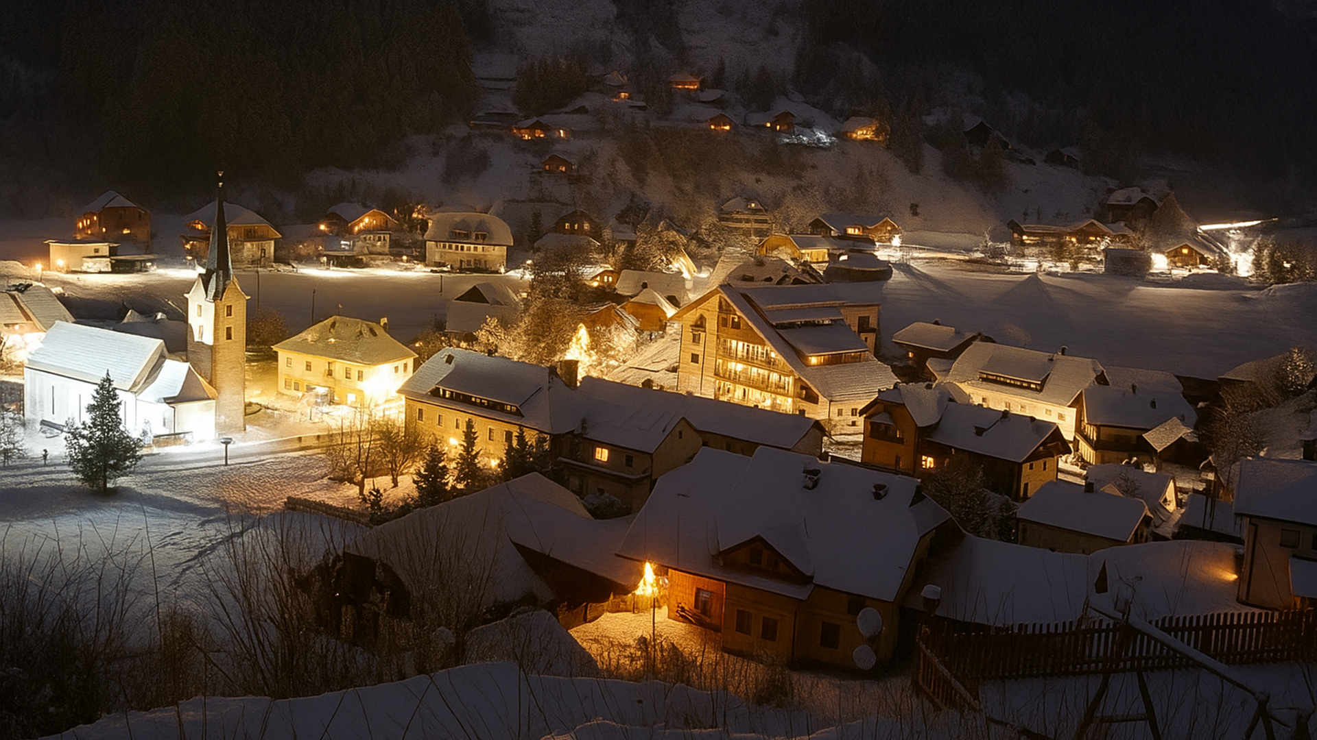 Ebene Reichenau Winter