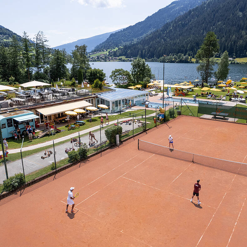 Tennis mit Seeblick © Gert Perauer_Brennseehof