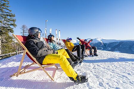 Sunny skiing in Bad Kleinkirchheim/ St. Oswald