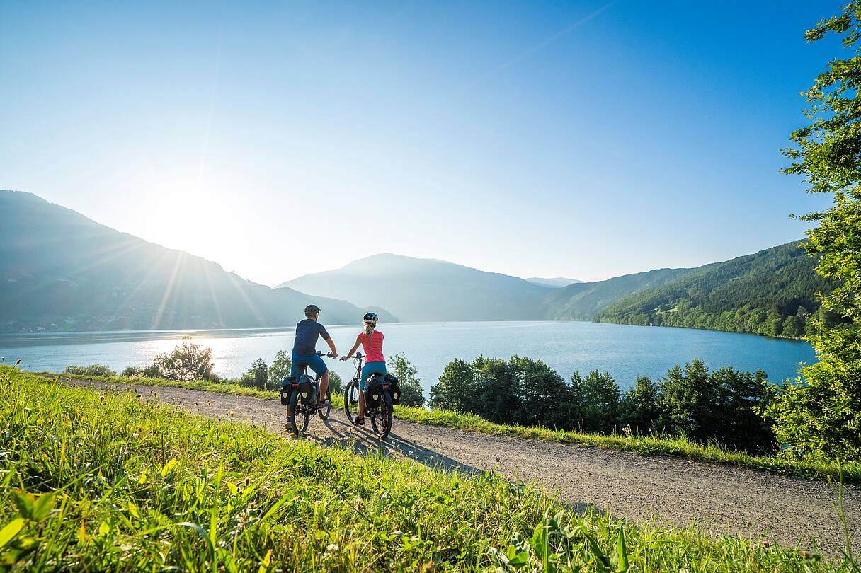 Radweg Seen Schleife am Millstätter See Radfahren um die Seen Schleife  © Mathias Prägant_Kärnten Werbung