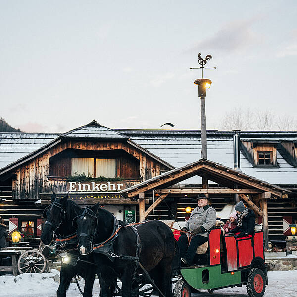 Pferdeschlitten Bad Kleinkirchheim © Gert Perauer_Hotel Trattlerhof