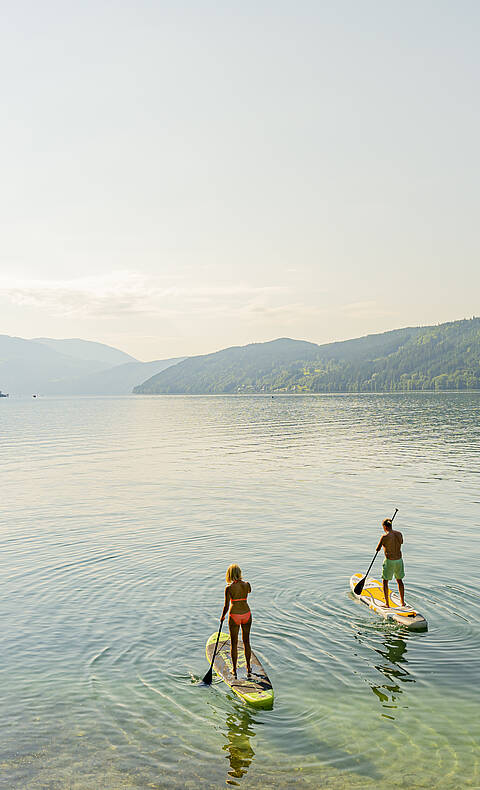 Stand Up Paddeln am Millstätter See © Franz Gerdl_MBN Tourismus