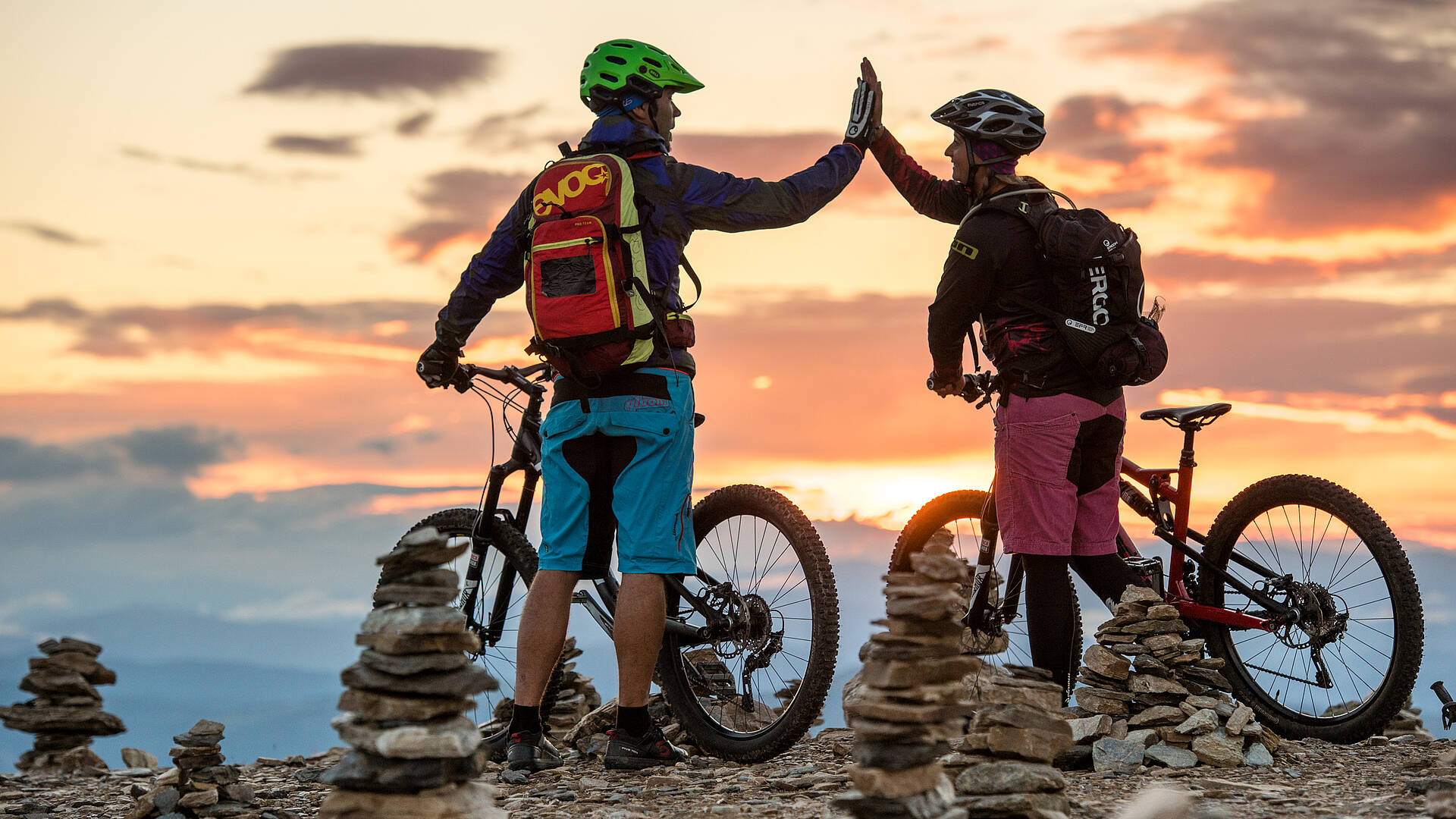 Radfahren bei Sonnenuntergang  © Franz Gerdl_BKK