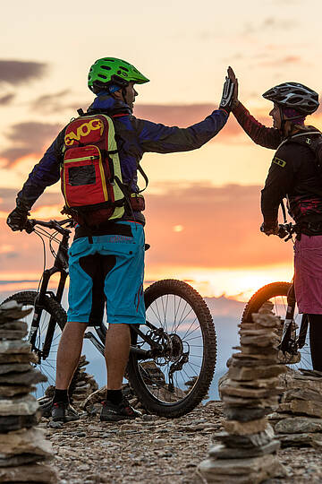 Radfahren bei Sonnenuntergang  © Franz Gerdl_BKK