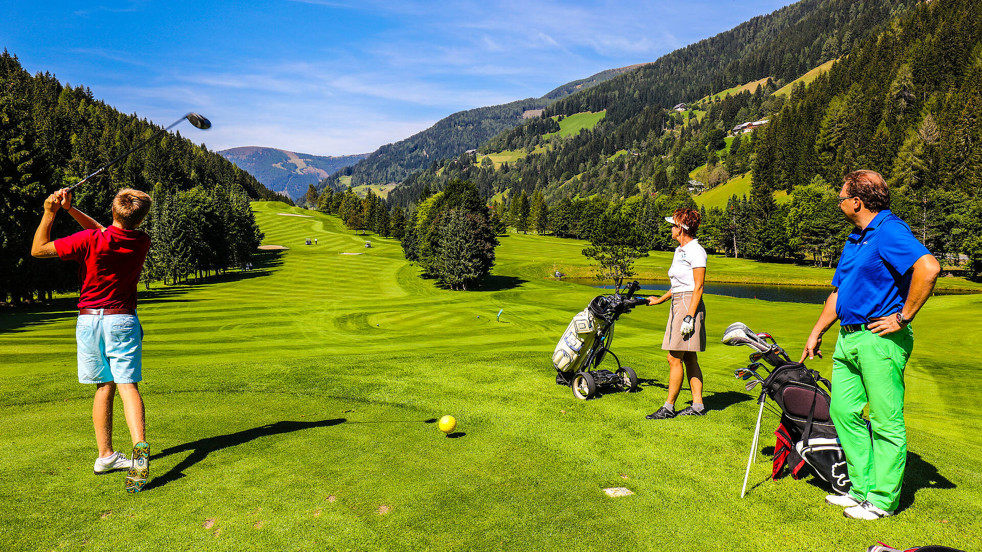 Golf Schnuppern am höchstgelegensten Golfplatz Kärntens © Bad Kleinkirchheimer Bergbahnen Arno Gruber sen.
