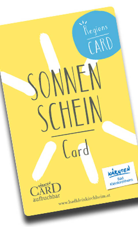 Sonnenschein Card© MBN Tourismus