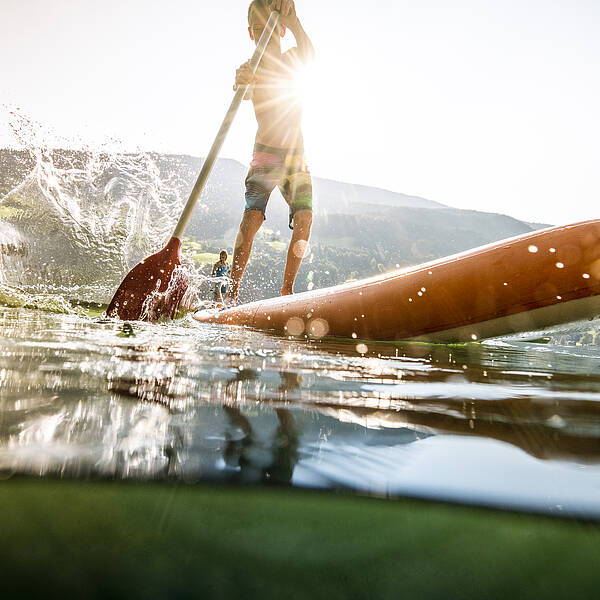 Sonnenuntergang am Millstätter See, ein perfekter Abschluss eines schönen Urlaubstages © Gert Perauer_MBN Tourismus