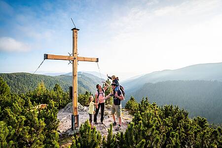 My first summit in the Nockberge Mountains