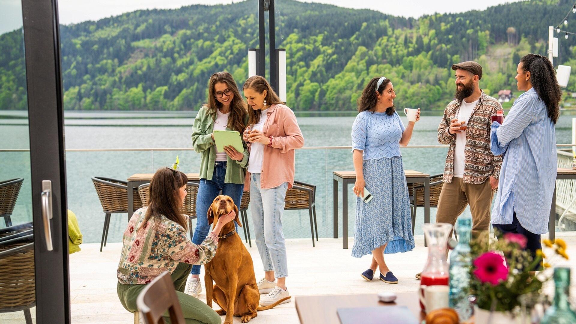 Workation mit Hund Kärnten Millstätter See © Gern Perauer_MBN Tourismus