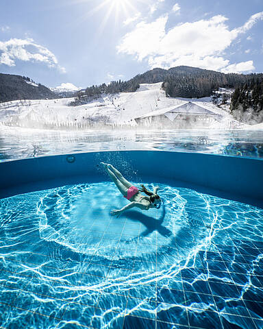 Tauchen im Römerbad © Kärnten Werbung - Gert Perauer