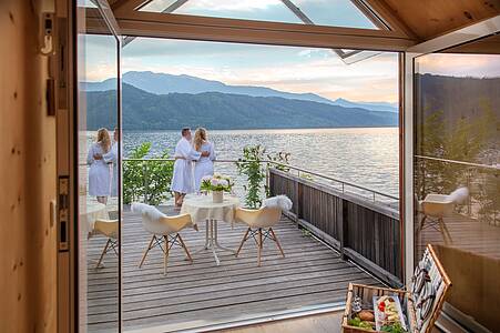 Sunset at the campsite | tramonto