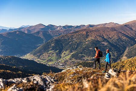 Thermal spa enjoyment and hiking in golden autumn
