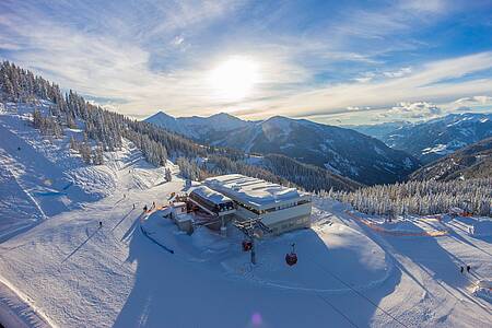 Tobogganing on the Goldeck sports mountain